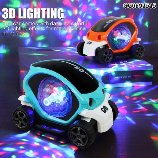 Future 09 Toy Car, 360-degree rotating action, vibrant 4D lights