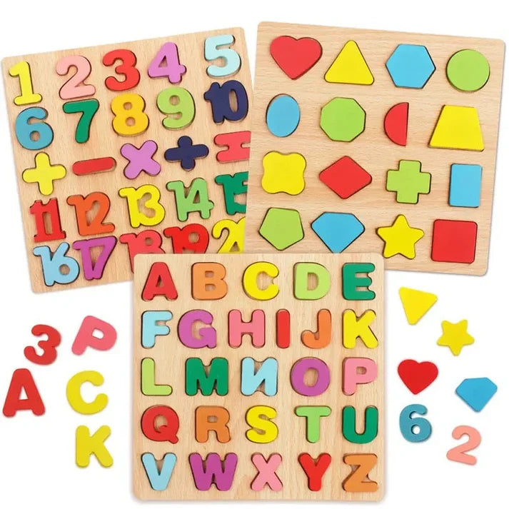 Wooden Numbers for Kids | Educational Toy Numbers 1 to 10 with Math Signs