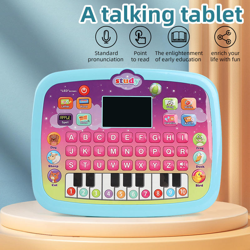 Mini Educational Laptop Toy for Kids – LED Screen Learning Computer for Early Education