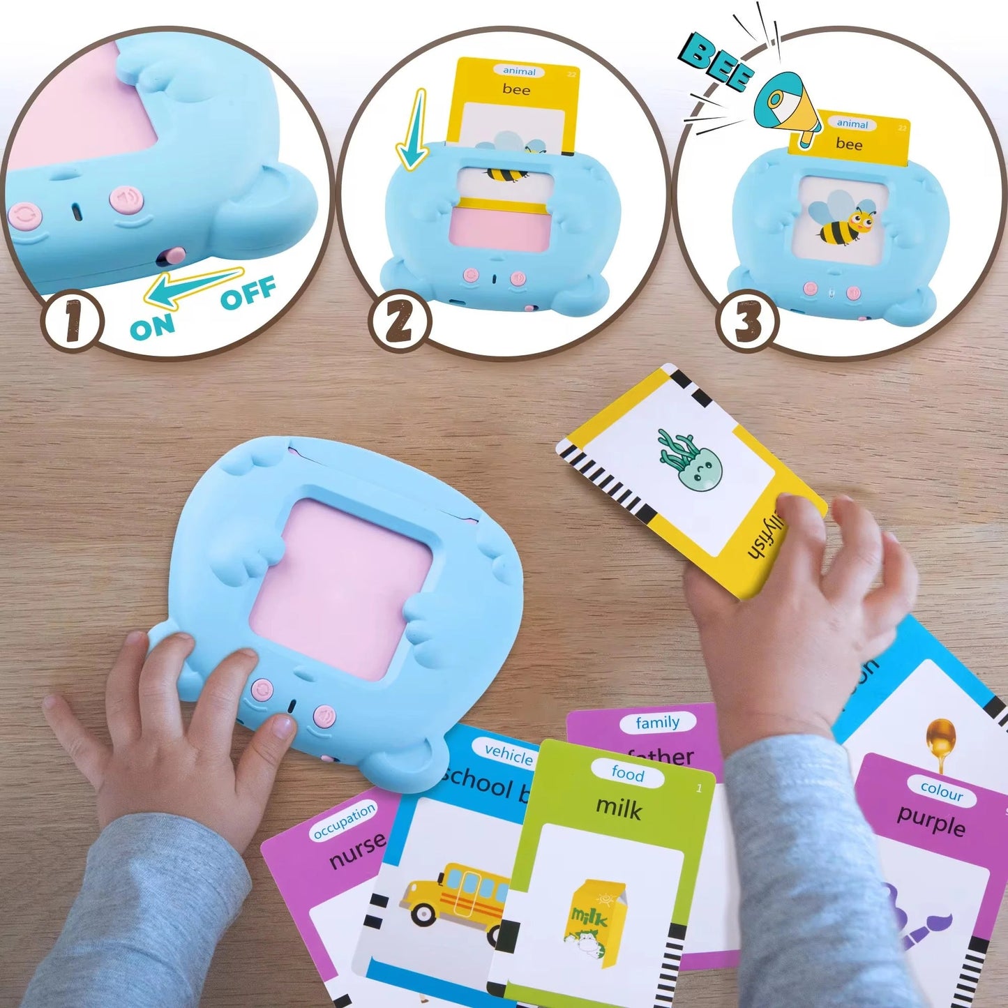 Talking Flash Cards for Kids – 224 Educational Words